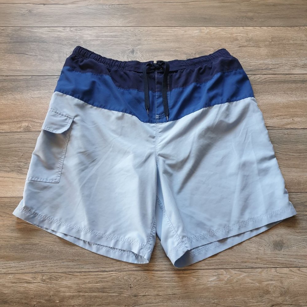 Trader Bay Mens Swim Trunks XL 40" Waist Mesh Lined Casual Beach Pool Resort